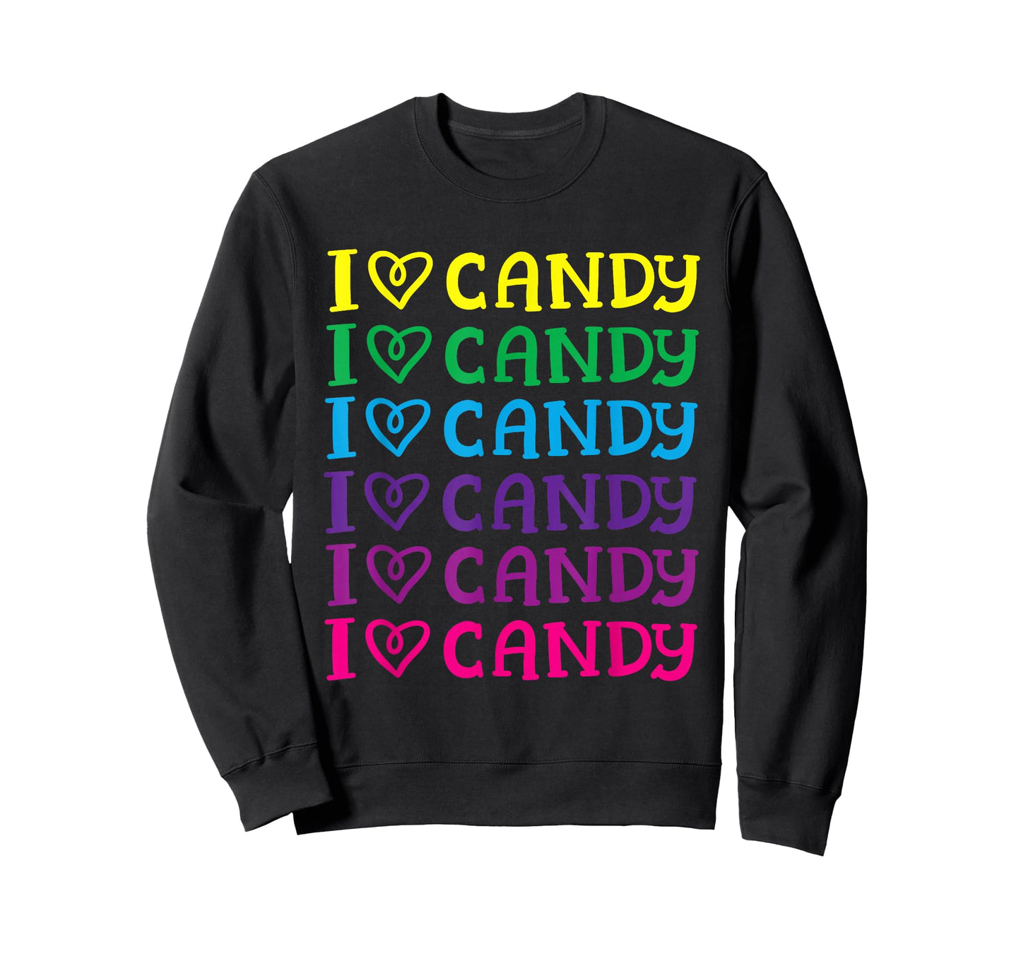 I Love Candy Cute Halloween Party Trick or Treat Costume Kid T-Shirt