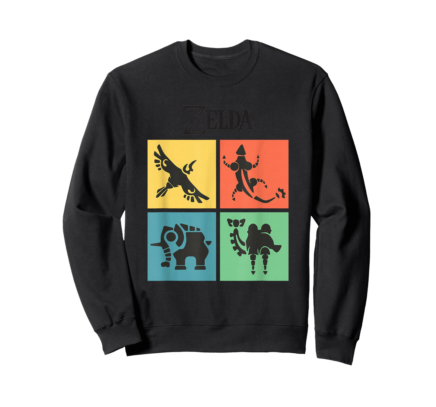 The Legend of Zelda Four Divine Beasts Color Box Up T-Shirt
