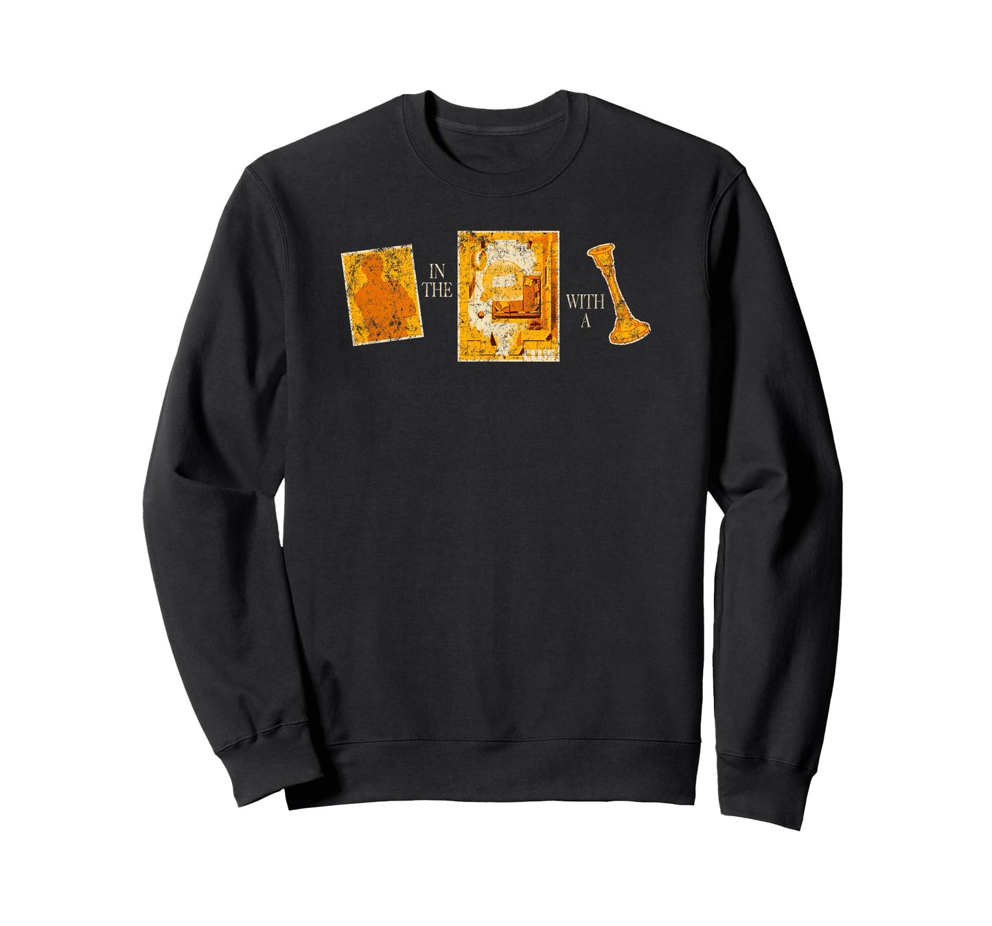 Clue Suspect In The Room With A Weapon Distressed Cards T-Shirt