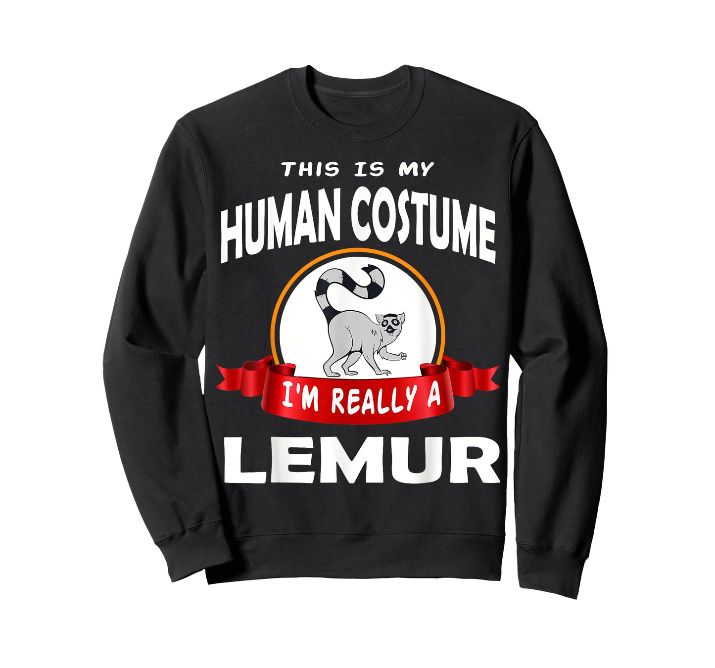 This Is My Human Costume I'm Really A Lemur Funny tee T-Shirt