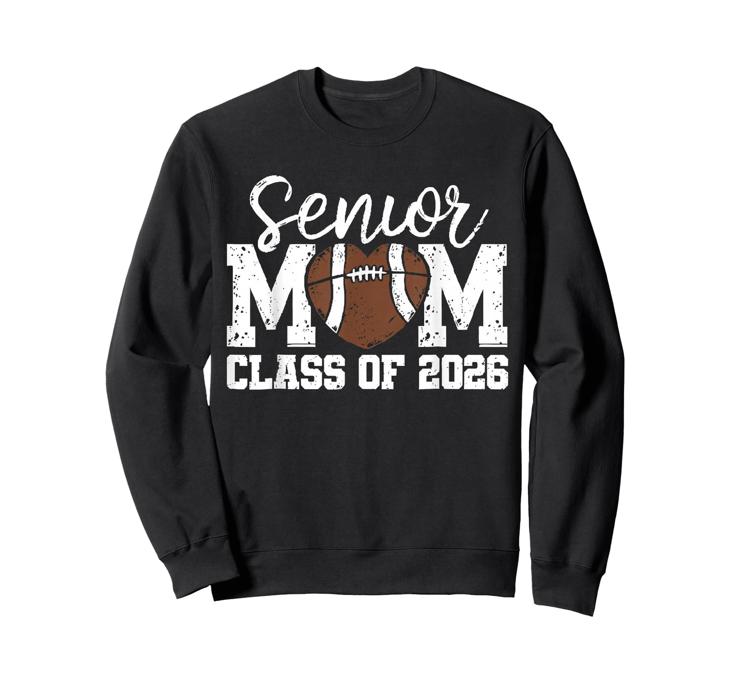 Senior Football Mom Football Mama Game Day Class of 2026 T-Shirt