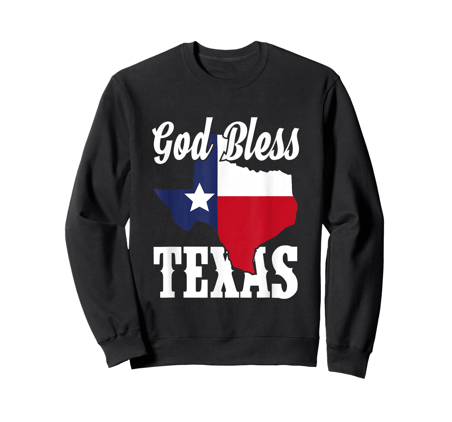 Texas Flag Patriotic Texan United States God Bless Texas T-Shirt