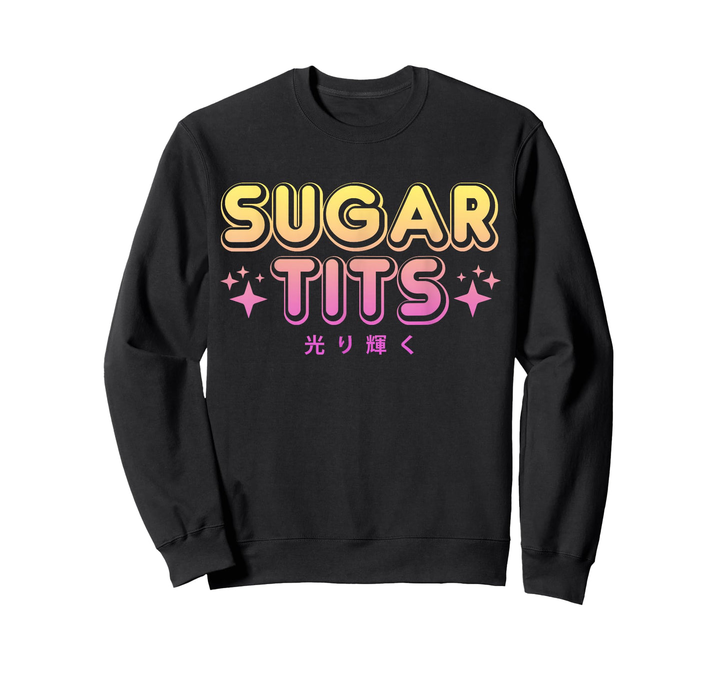 Pastel Goth Kawaii T Shirt - Sugar Tits Sarcastic Gift T-Shirt