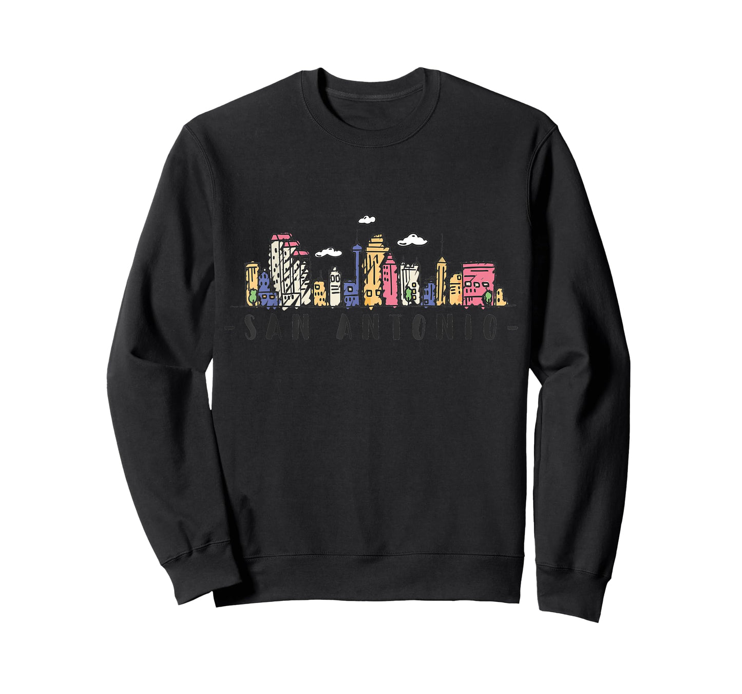 San Antonio Skyline Texas Pride City Souvenir Gift T-Shirt