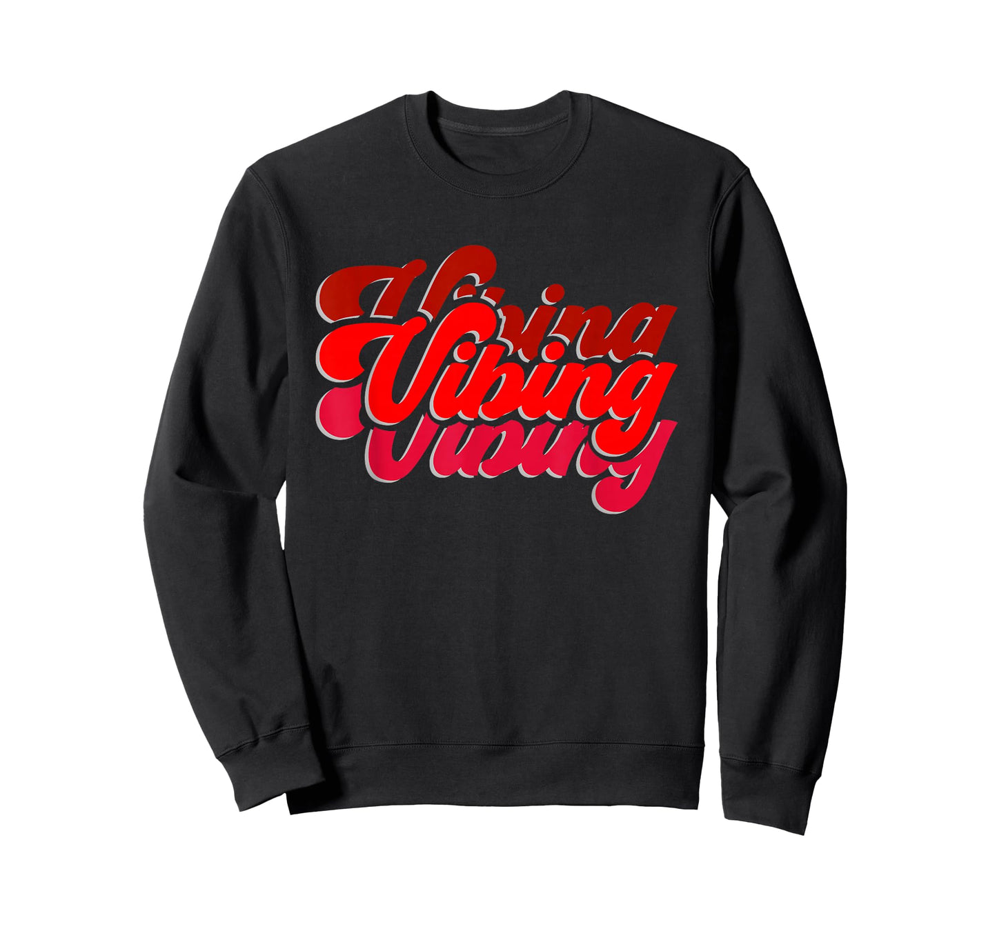 Red Vibing Red Color Graphic T-Shirt