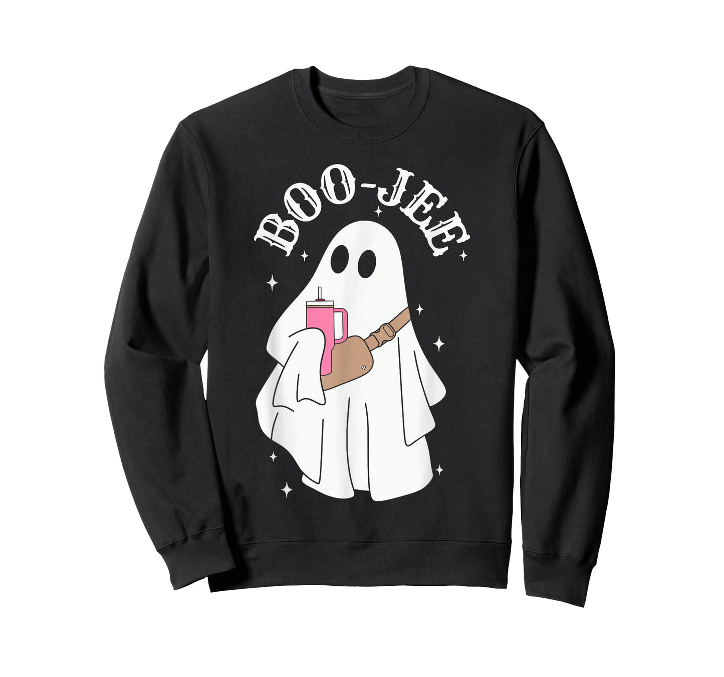 Boujee Boo-jee Cute Ghost Spooky Season Halloween Costume T-Shirt