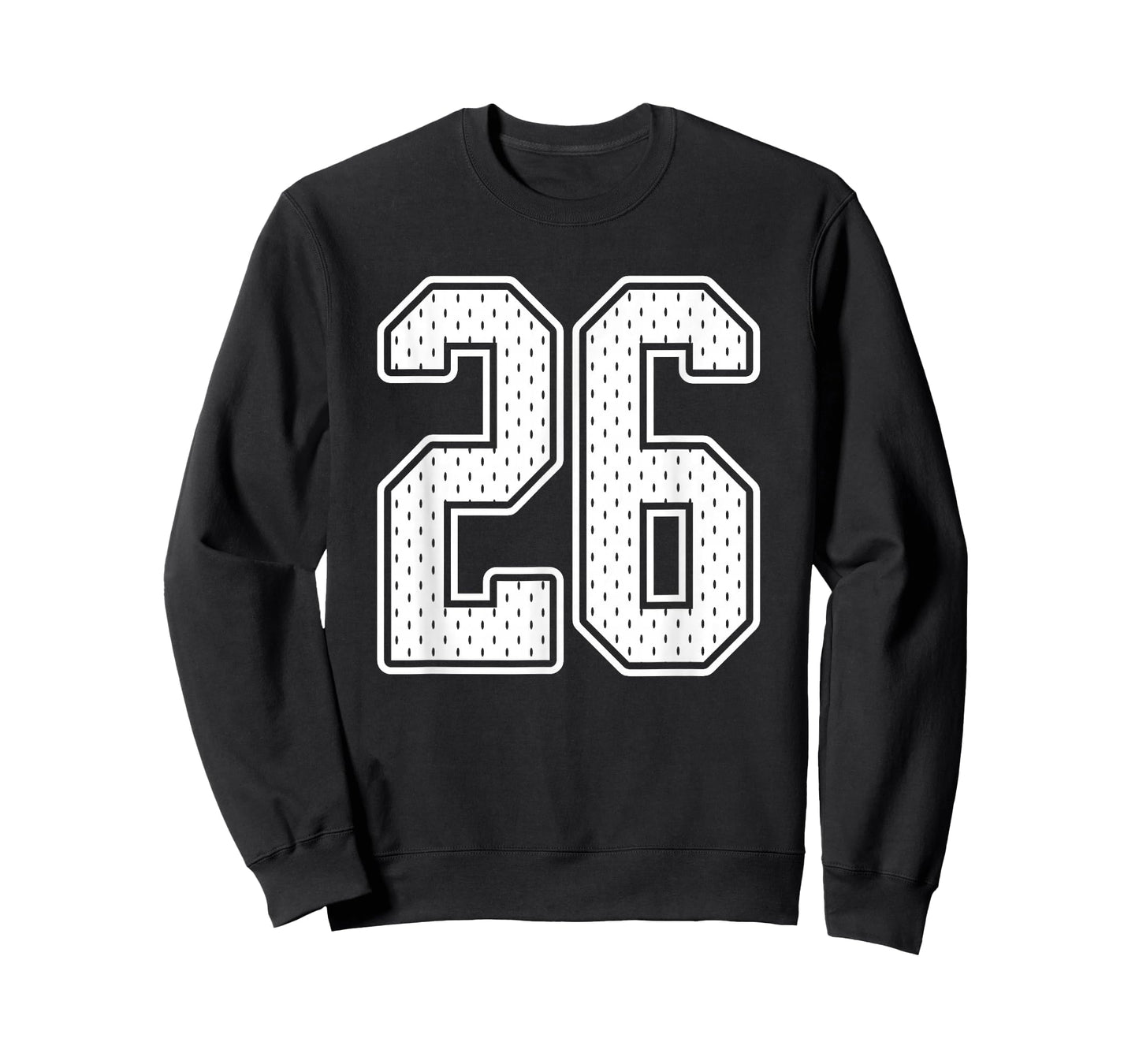 #26 White Vintage Number 26 Sports Fan Jersey Style T-Shirt