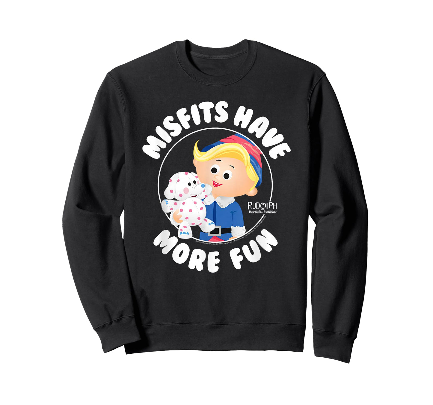 Rudolph Misfits Have More Fun Hermey Retro Christmas T-Shirt