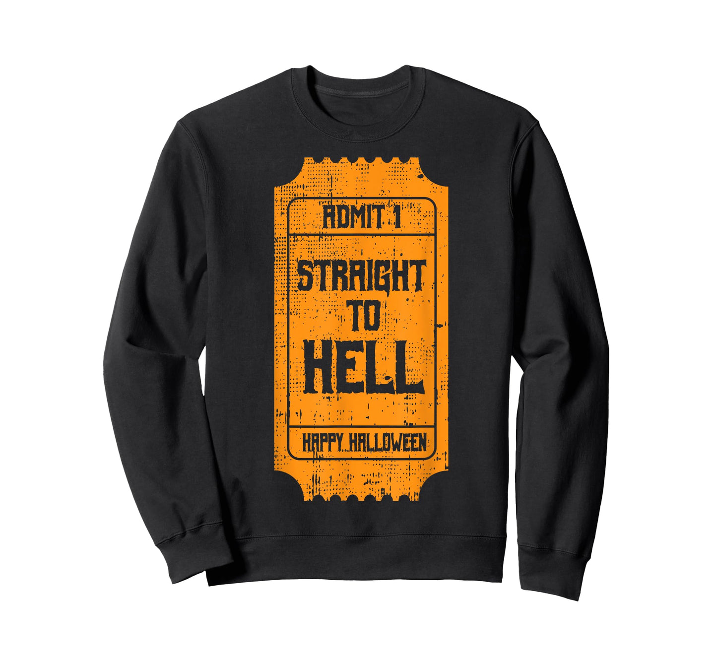 TO HELL Movie Ticket Costume Easy Halloween Gifts T-Shirt