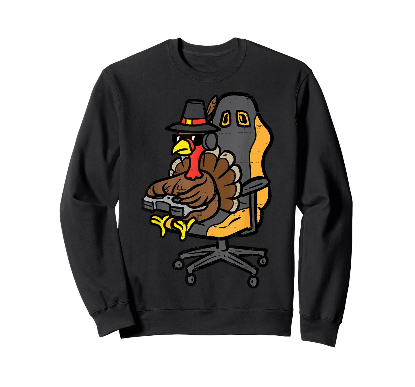 Thanksgiving Turkey Gaming Gamer Men Boys Kids Teen Youth T-Shirt