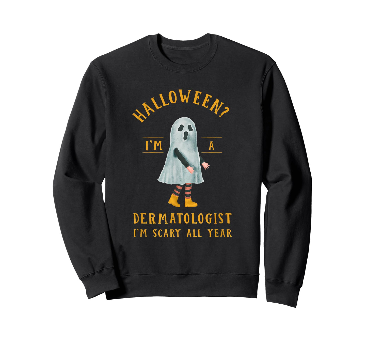 Dermatologist I'm Scary All Year Dermatology Halloween T-Shirt