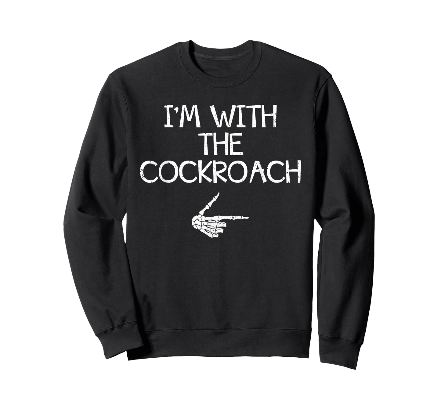 I'm With The Cockroach Halloween Costume Couples Matching T-Shirt