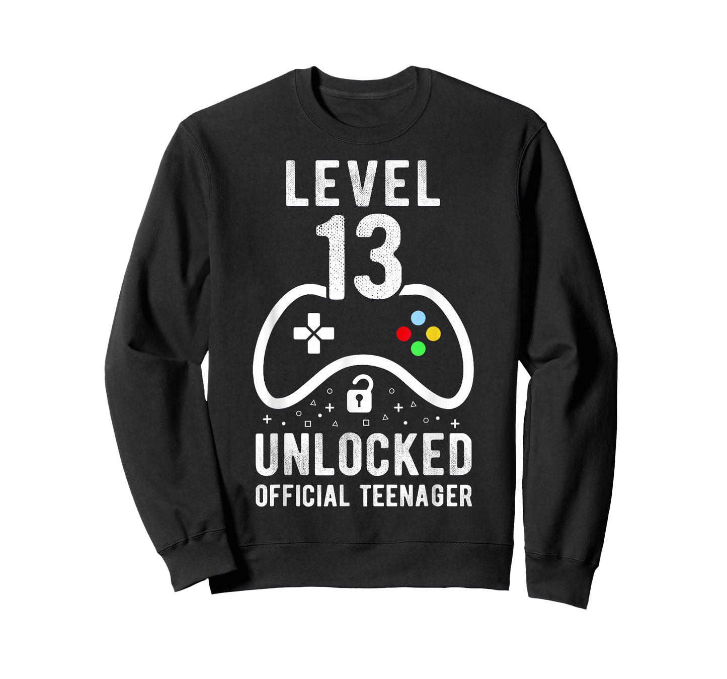 Official Teenager 13th Birthday Level 13 Unlocked T-Shirt
