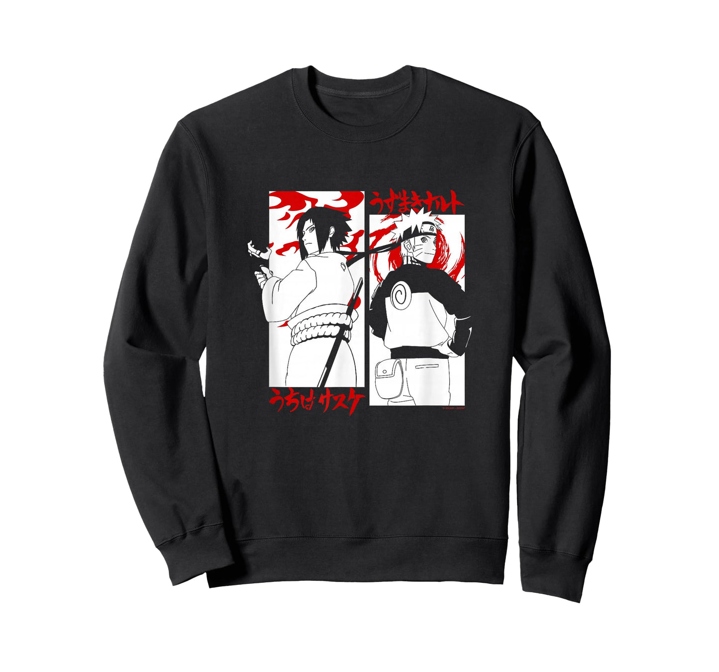 Naruto Shippuden Sasuke vs. Naruto Face Off Anime T-Shirt