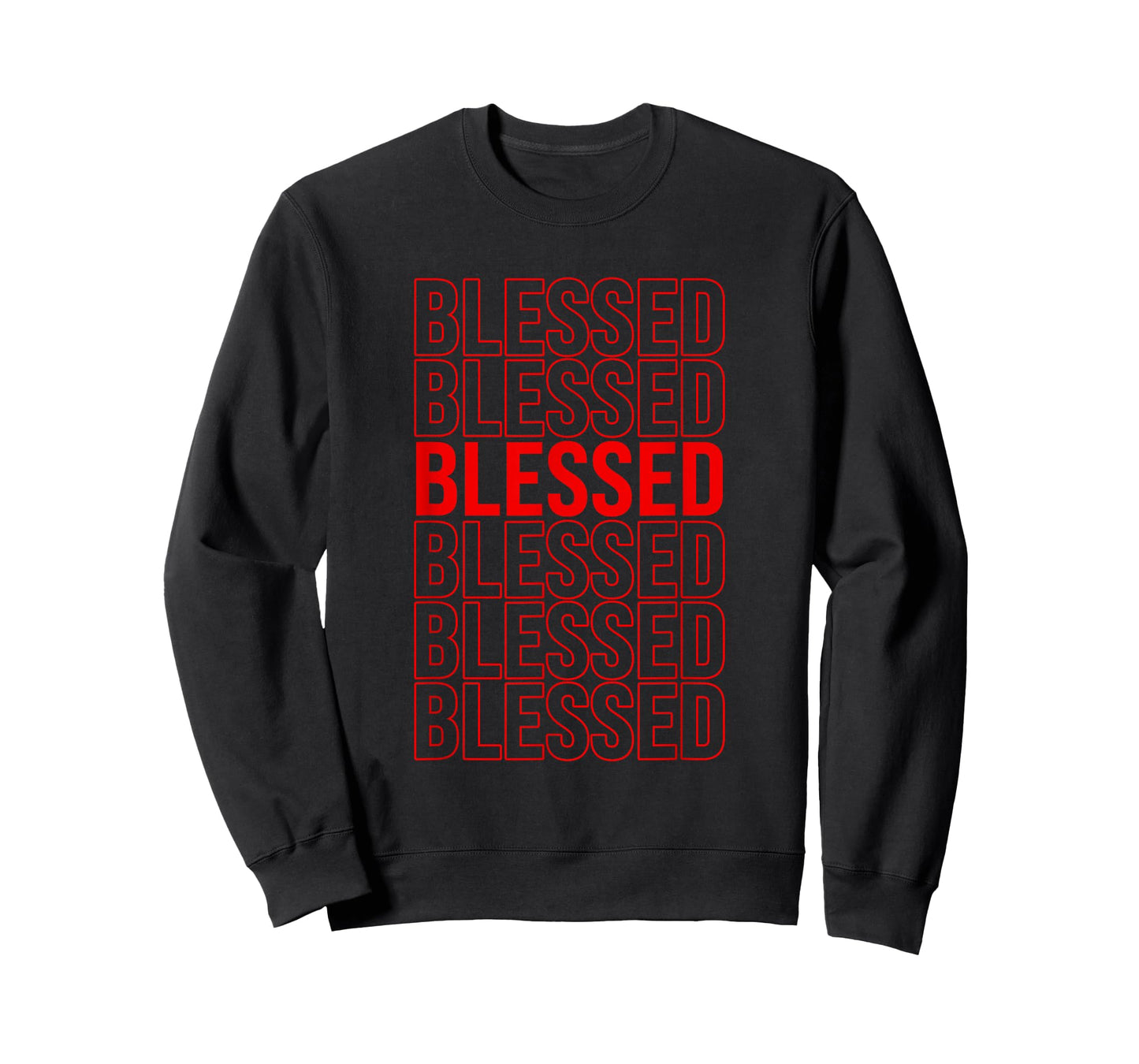 Red Blessed Red Graphic T-Shirt
