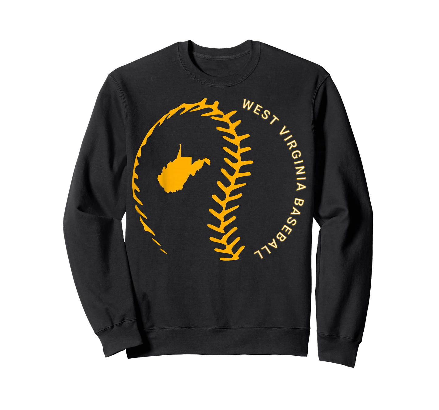 State of West Virginia Baseball WV Pride Baseball Threads T-Shirt
