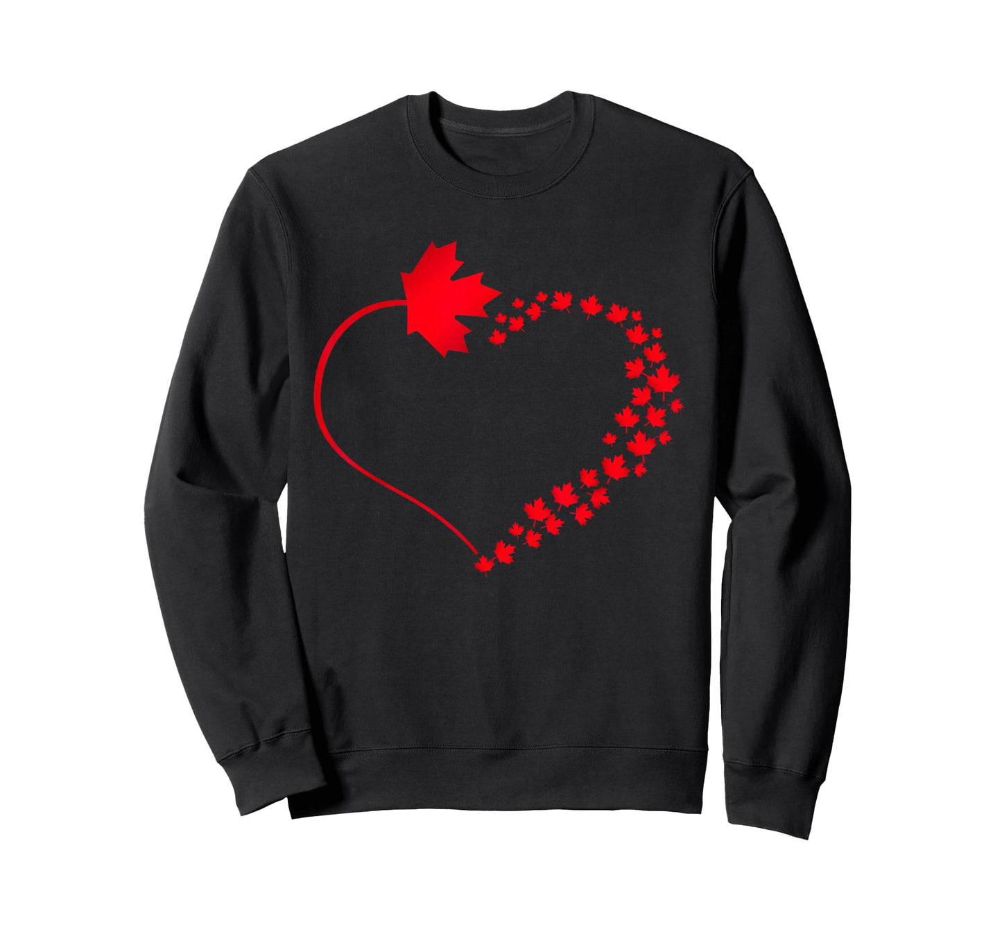 Maple Leaf Heart Canada Pride Vacation Travel Canadian Gift T-Shirt