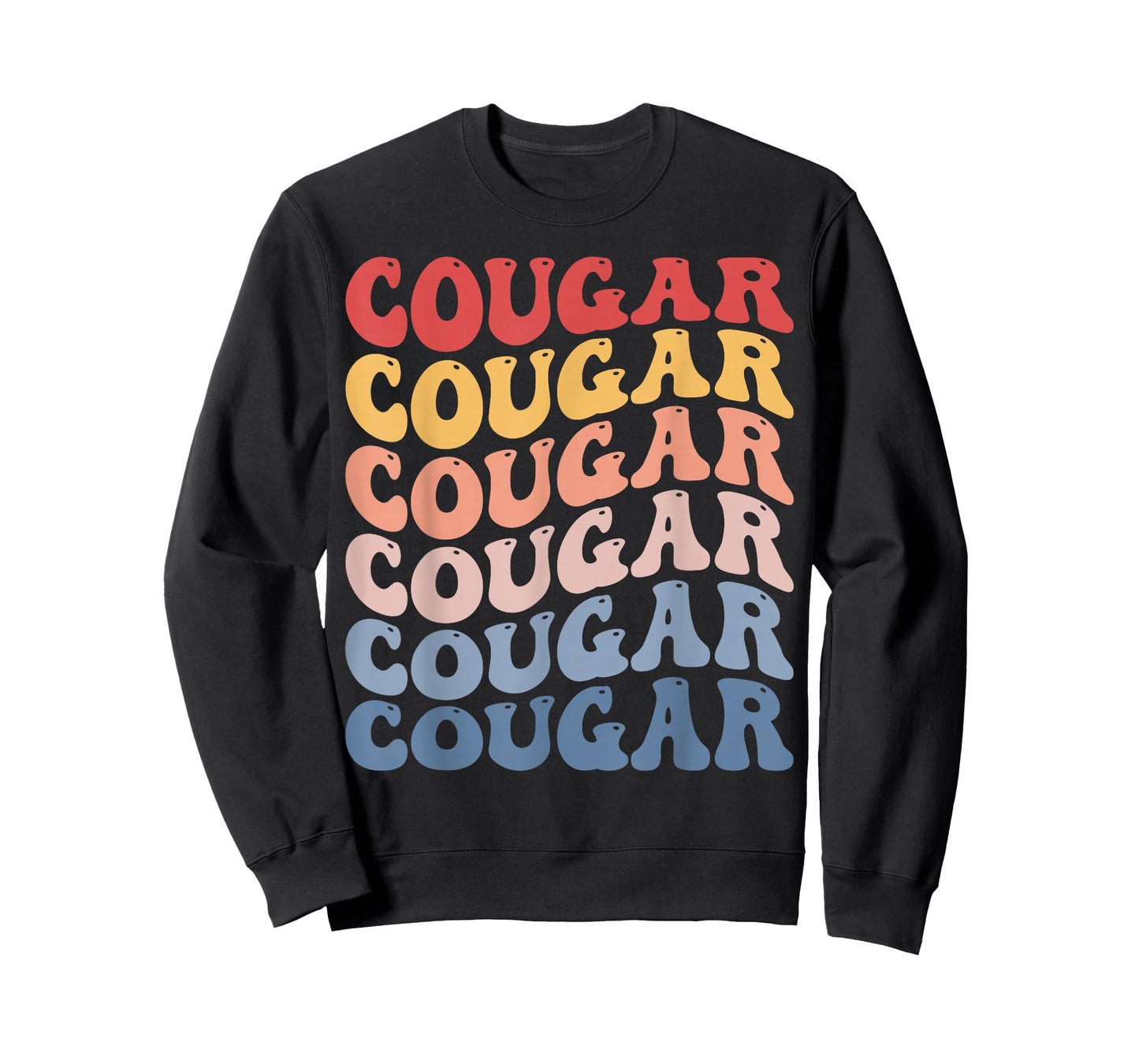 Cougar Groovy Retro T-Shirt