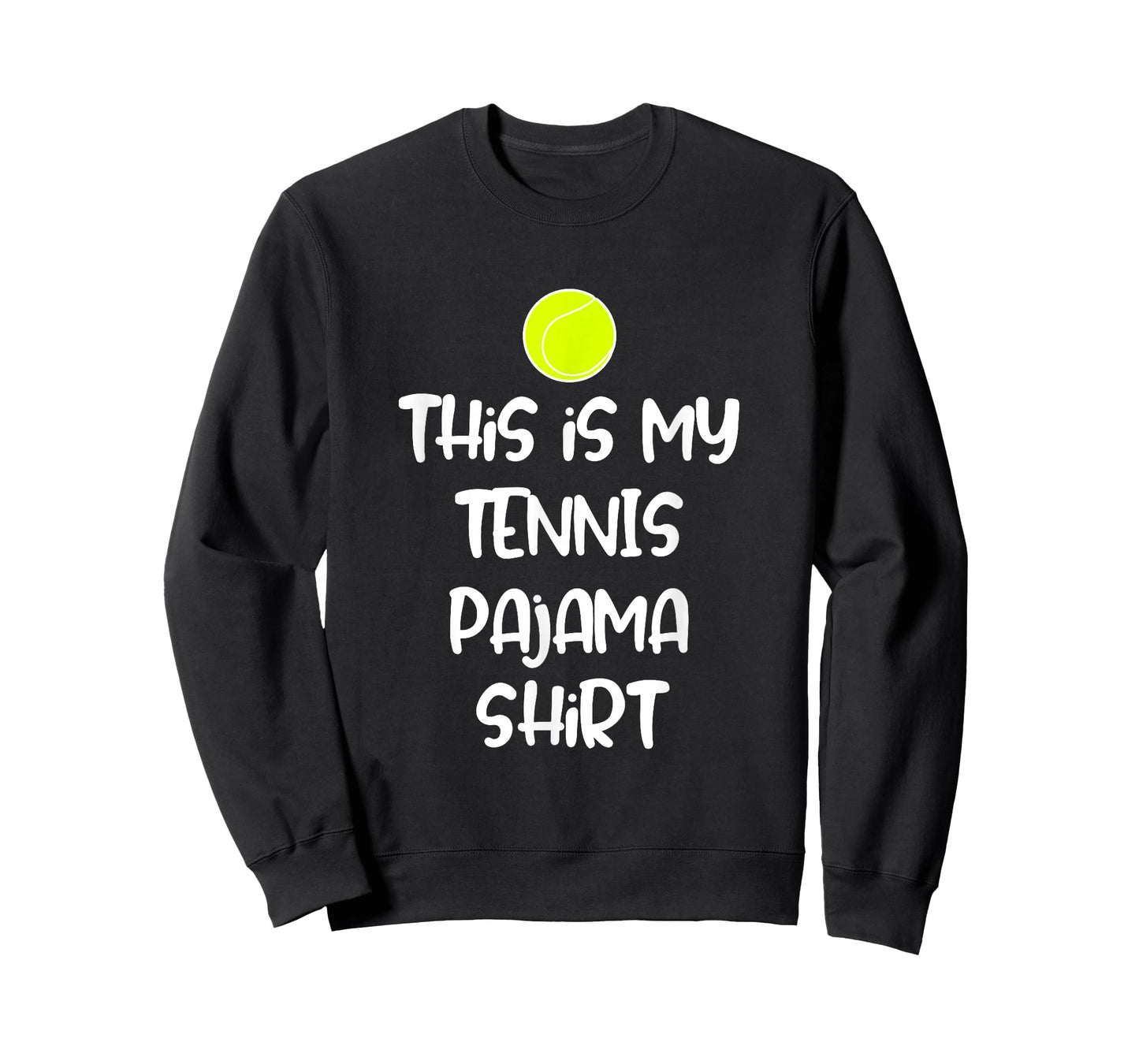 This is My Tennis Pajama Shirt for Teens Boys Girls T-Shirt T-Shirt