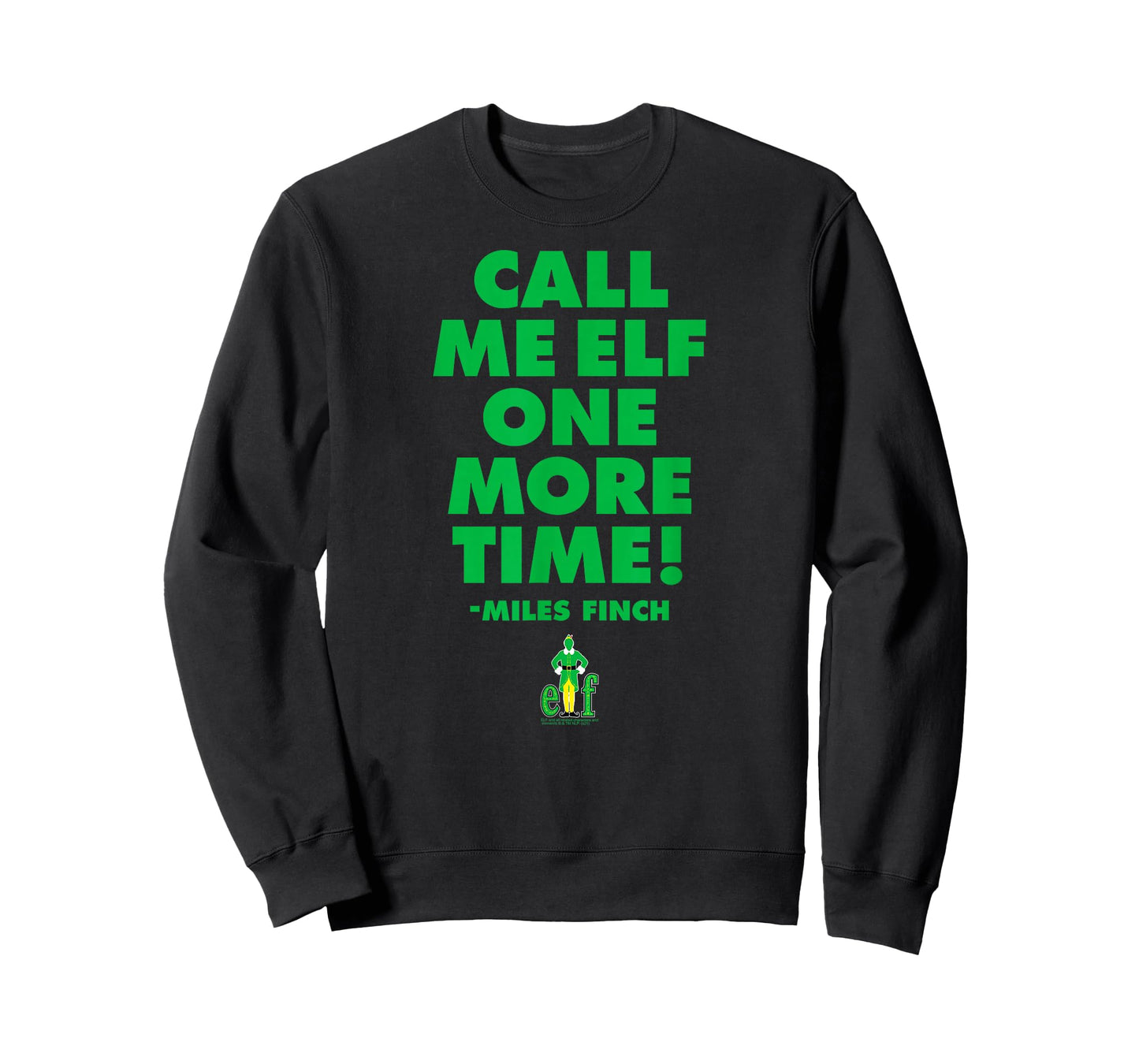Elf Call Me Elf One More Time Funny Christmas T-Shirt