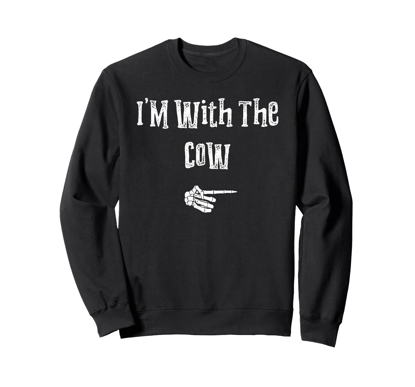 I'm With Cow Farmer Halloween Costume Funny Couples Matching T-Shirt
