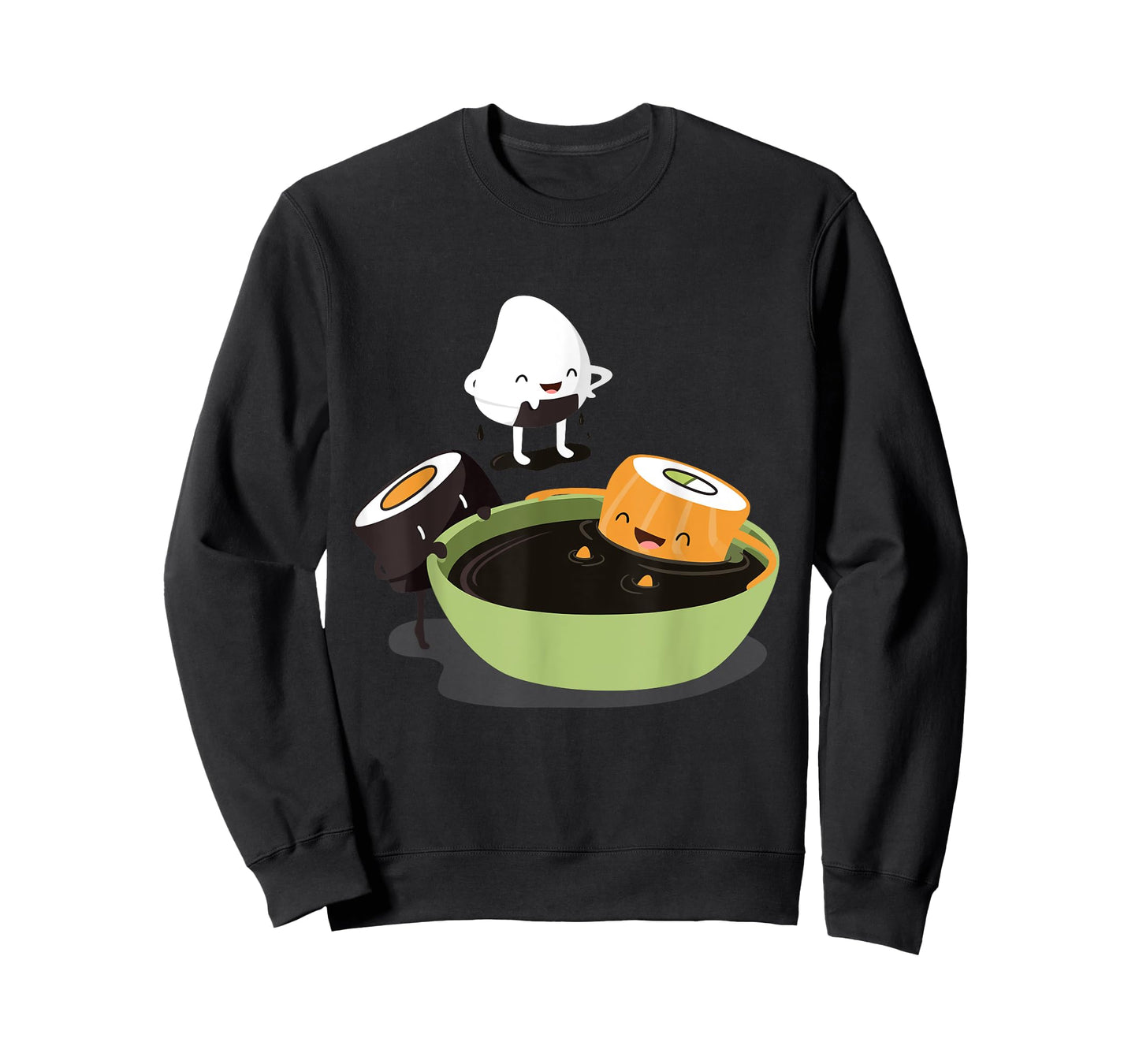 Japanese Food Funny Cute Kawaii Funny Cute Sushi Bath T-Shirt