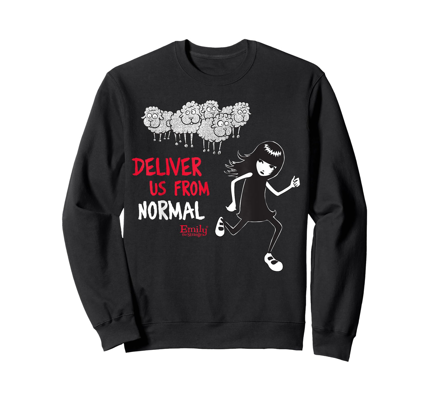 Emily The Strange Deliver Us From Normal T-Shirt