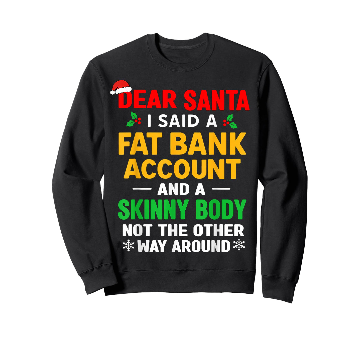 Funny Christmas Shirts for Men Women Adult Dear Santa Xmas T-Shirt