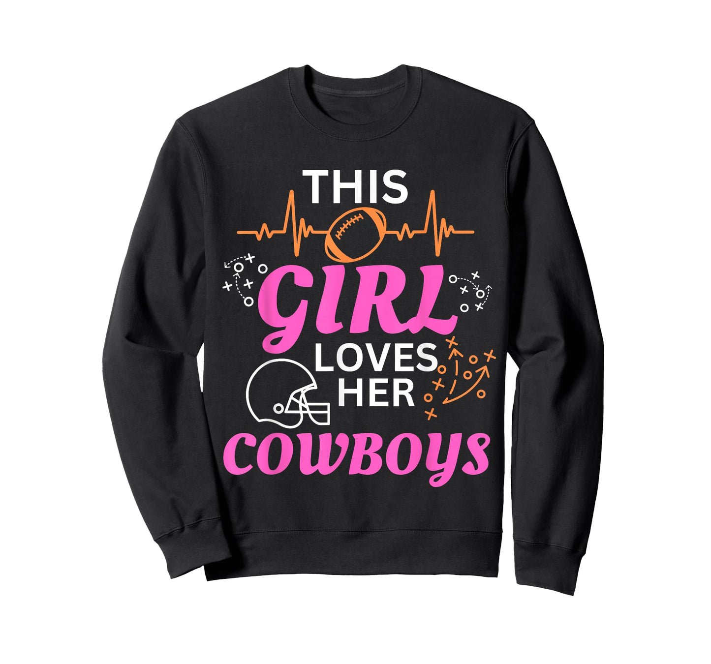 This Girl Loves Her Cowboy Cute Texas Dallas T-Shirt