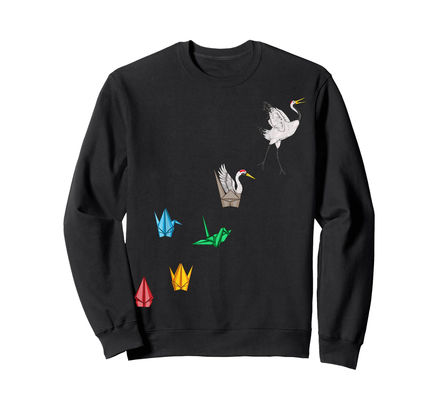 Origami Paper Crane Japanese Culture Bird Lovers T-Shirt