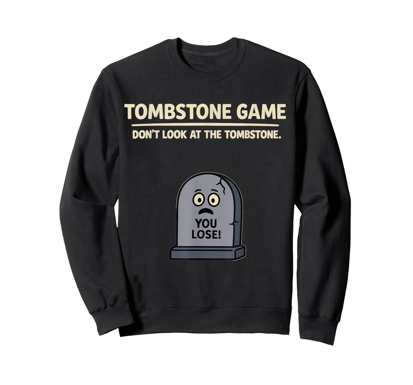 Halloween Party Tombstone Game Dont Look at The Tombstone T-Shirt