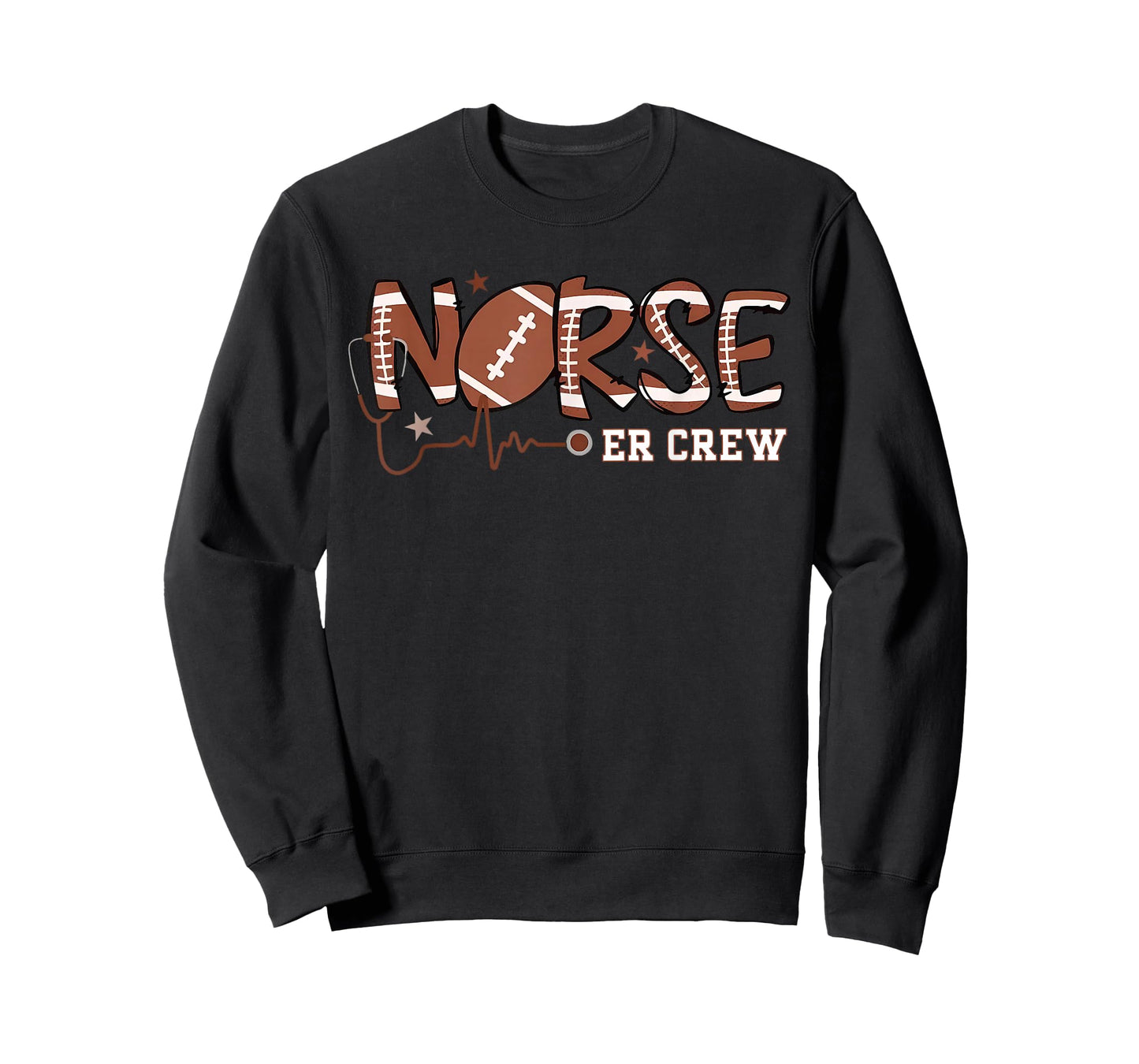 Football ER Crew Nurse Nursing Sports Emergency Department T-Shirt