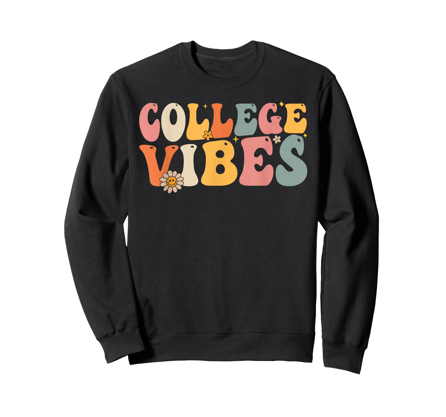 College Vibes College Team Retro 1st Day of School T-Shirt