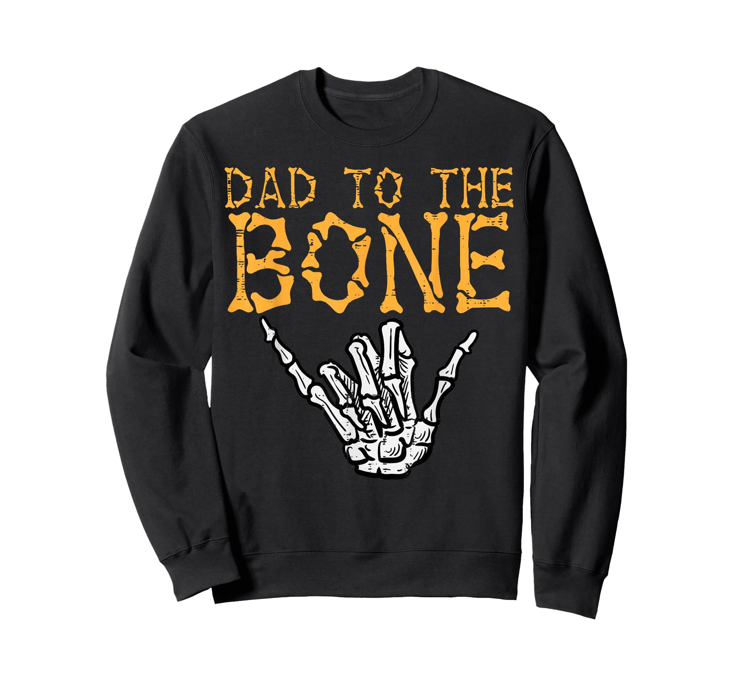 Halloween Dad To The Bone Skeleton Hand Fun Papa Costume Men T-Shirt