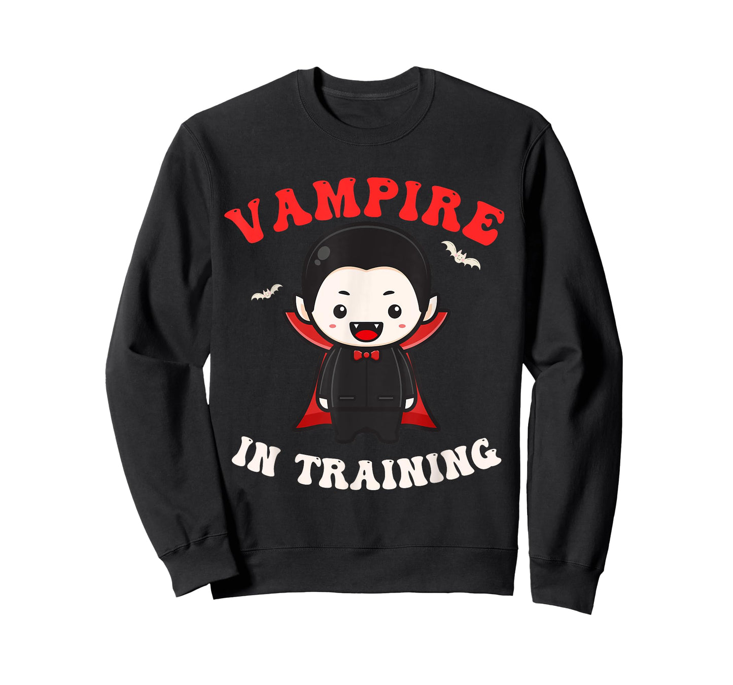 Cute Vampire in Training Halloween Apparel for Kids Boy Girl T-Shirt