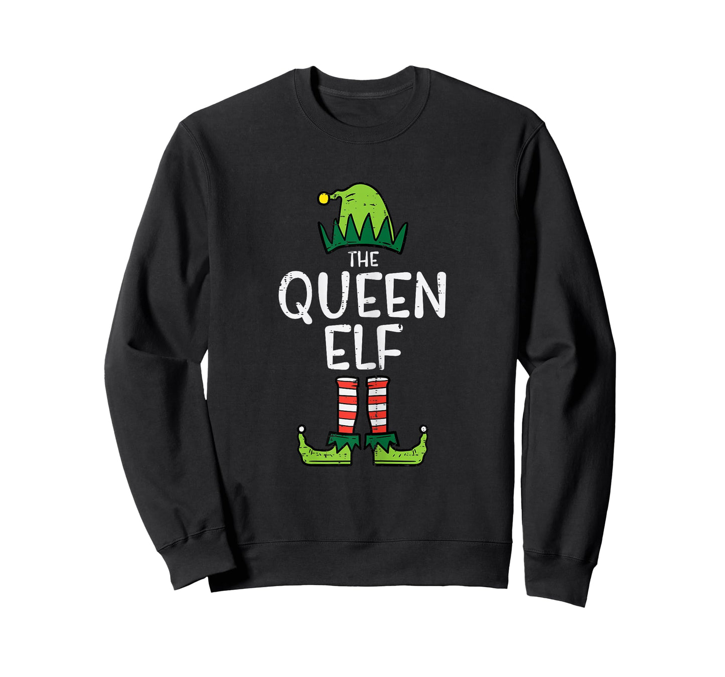 Queen Elf Xmas Matching Christmas Couple Women T-Shirt
