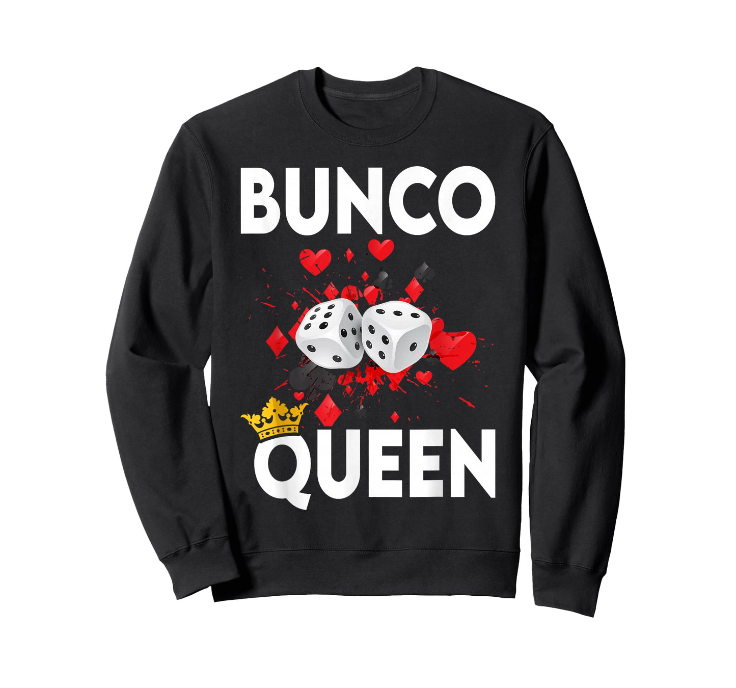 Bunco Queen Funny Player Game Night Party Prize T-Shirt