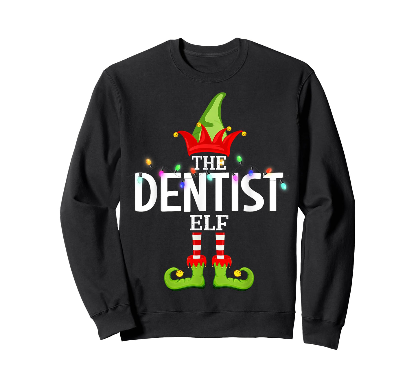 The Dentist Elf Christmas Matching Pajamas T-Shirt