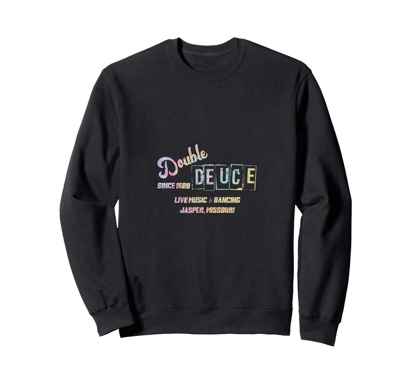 Retro 80s Double Deuce Roadhouse Tie Dye T-Shirt