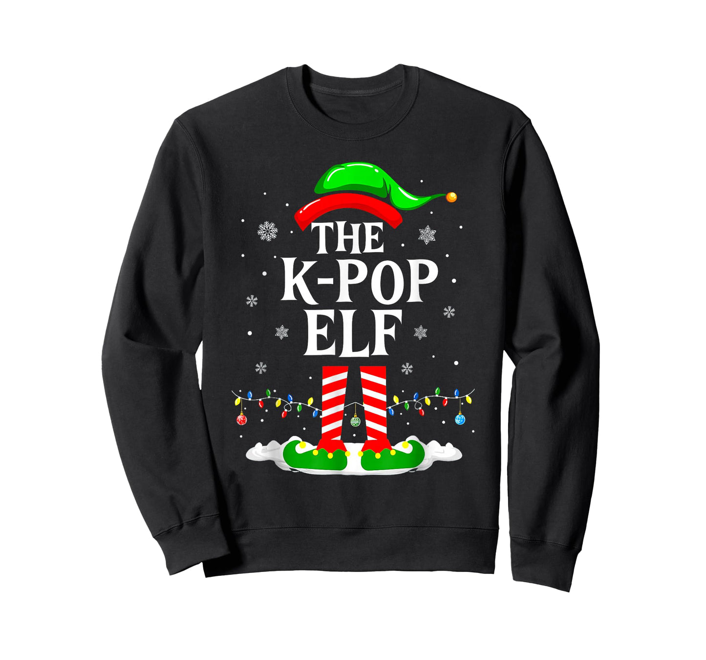 K-Pop Elf Christmas Family Group Xmas Pajama Women Girls T-Shirt
