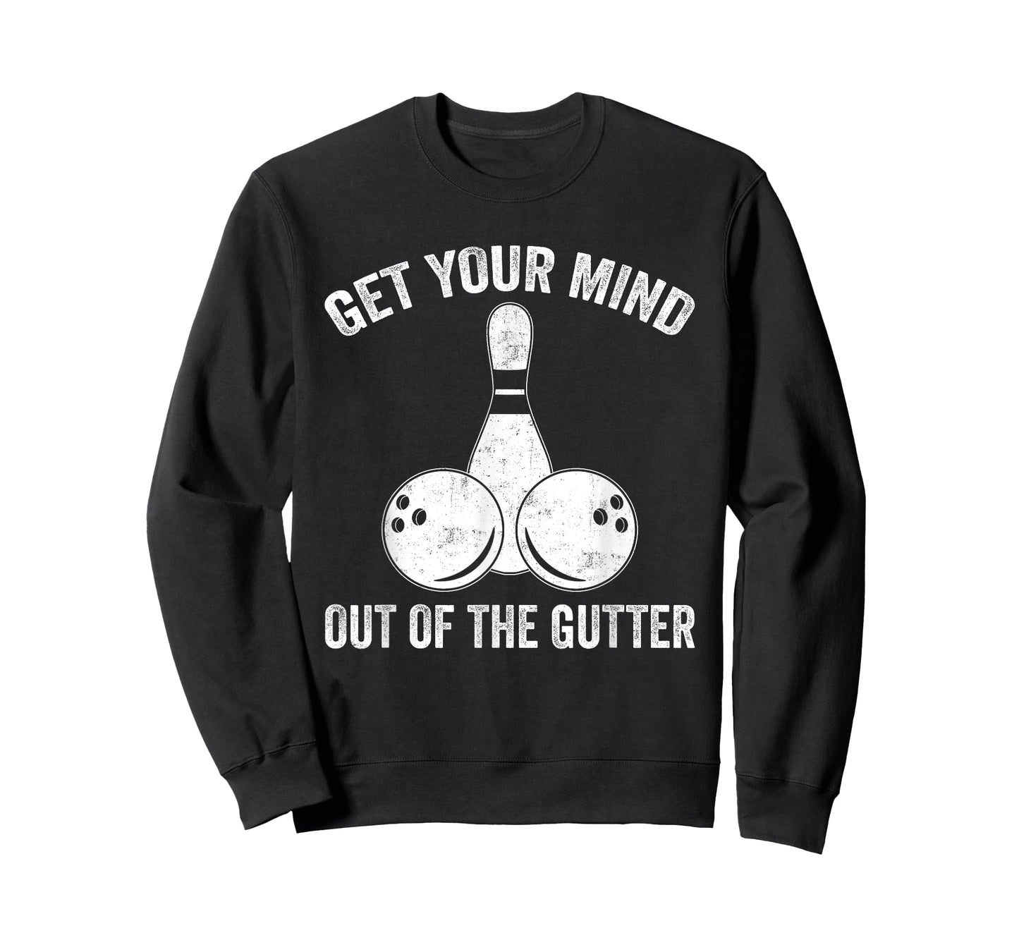 Get Your Mind Out Of The Gutter Funny Bowling T-Shirt