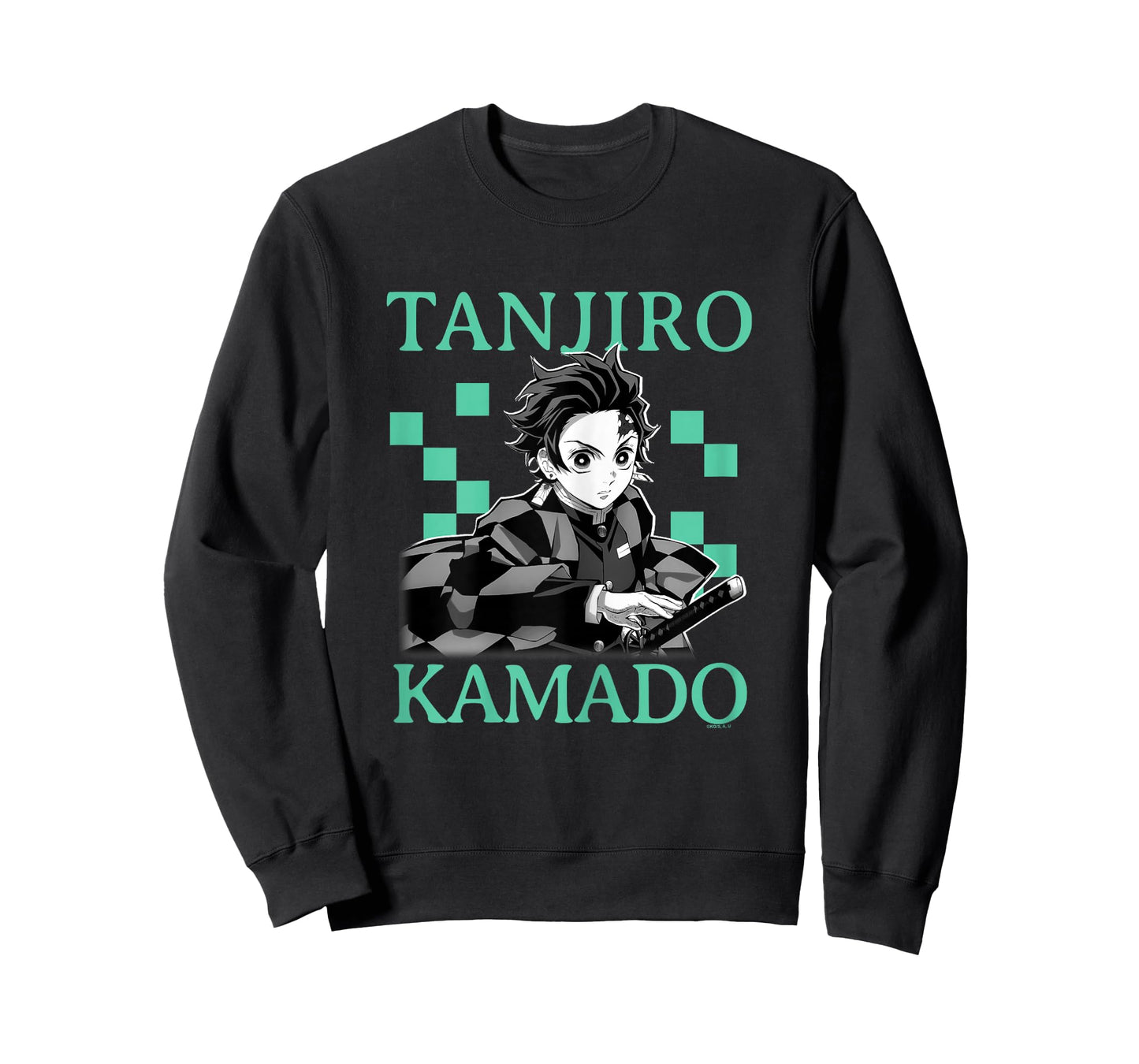 Demon Slayer: Kimetsu no Yaiba Tanjiro Retro Haori Pattern T-Shirt