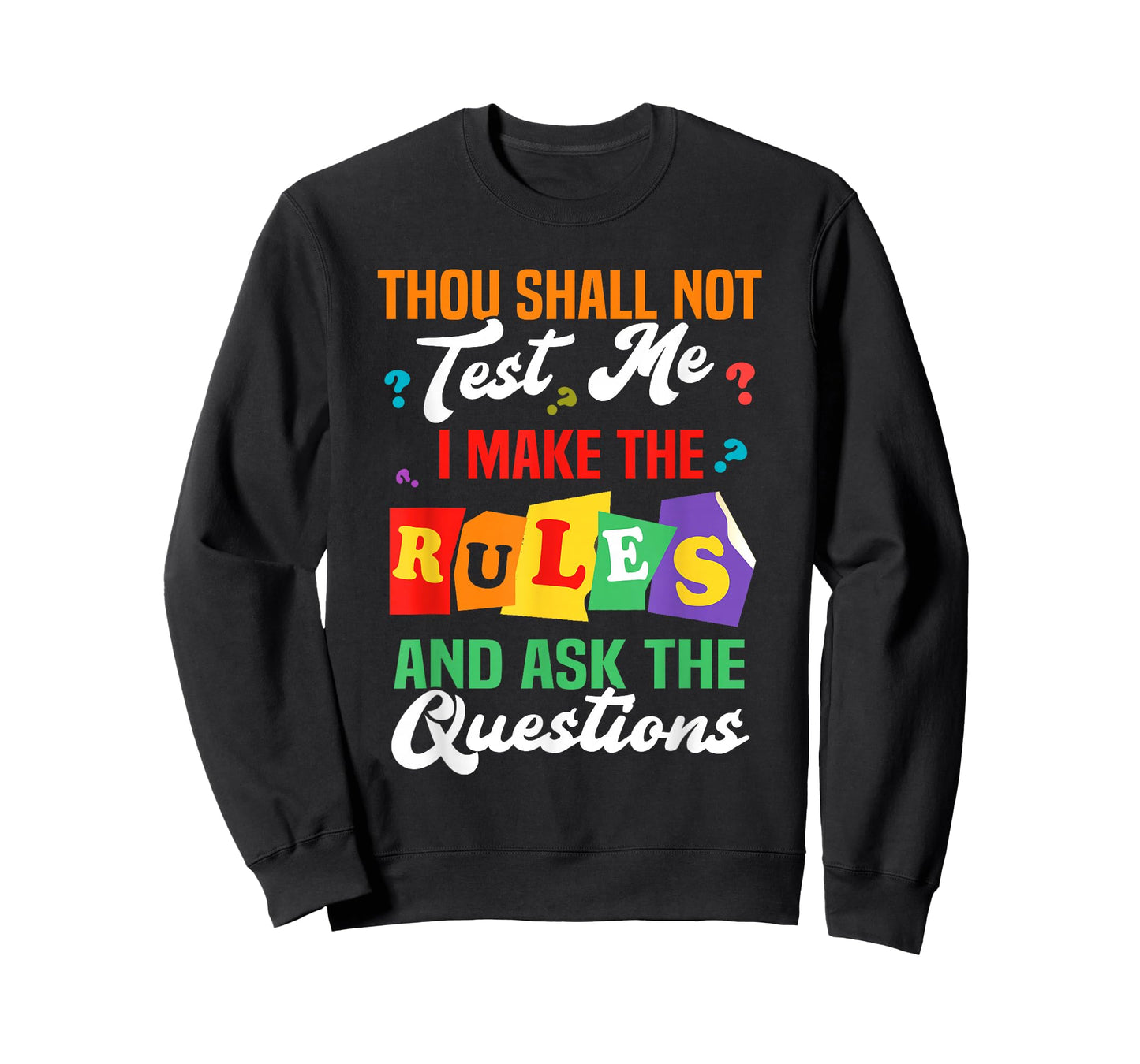 Trivia Night Host Thou shall not test me T-Shirt