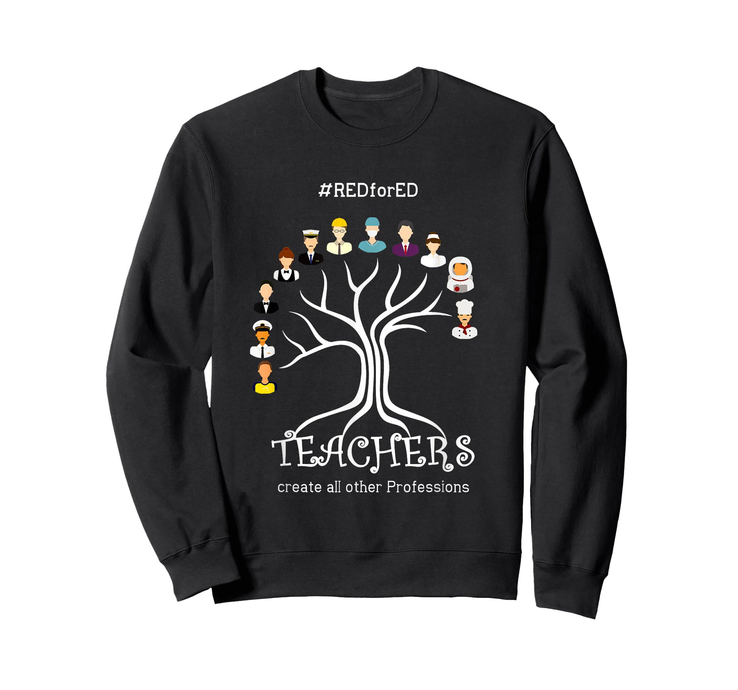 Red for ed Washington Protest Teacher or Back to School Tee T-Shirt
