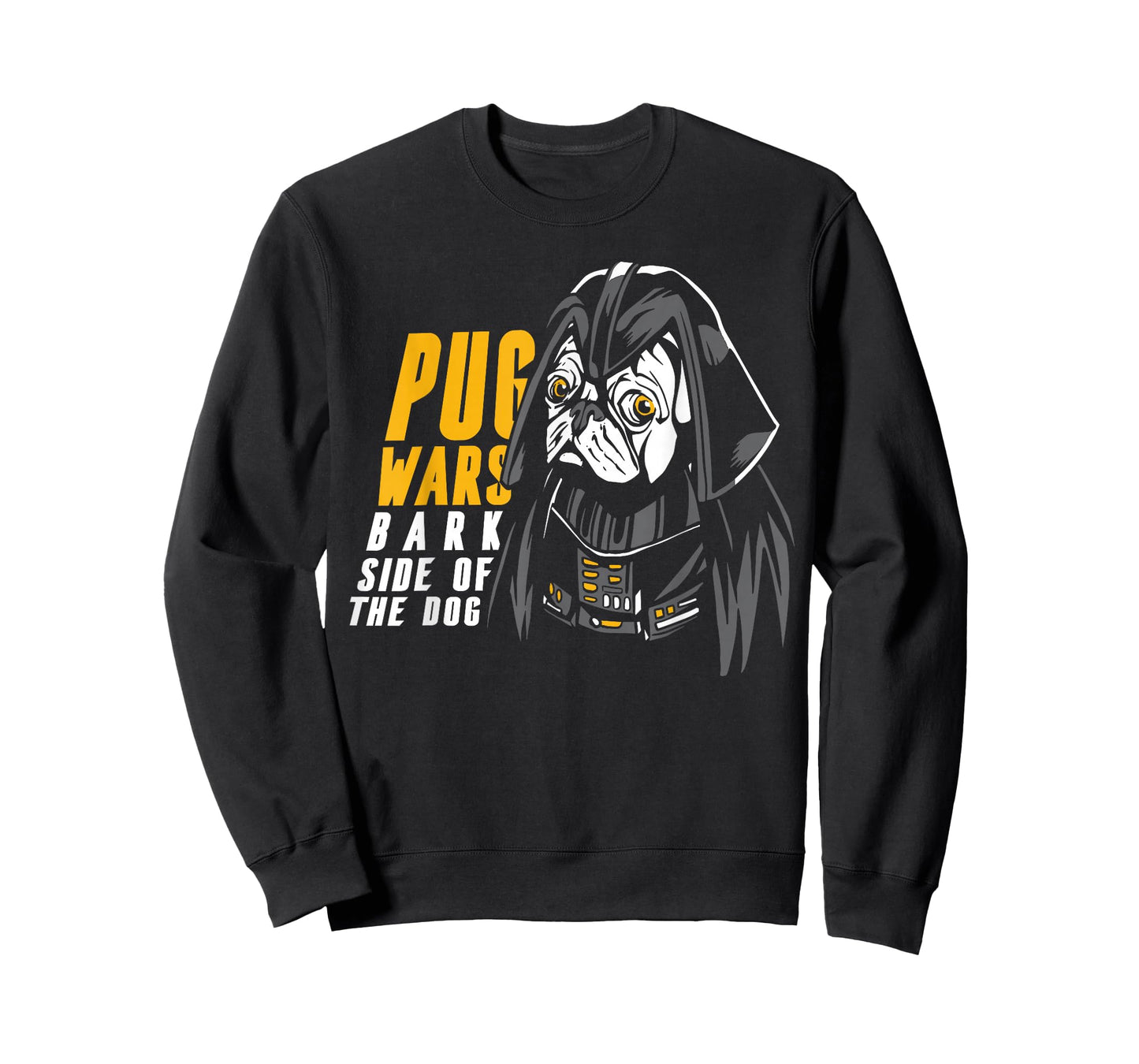 Funny Pug Wars Bark Side of the Dog Movie Pun Dog Lover T-Shirt