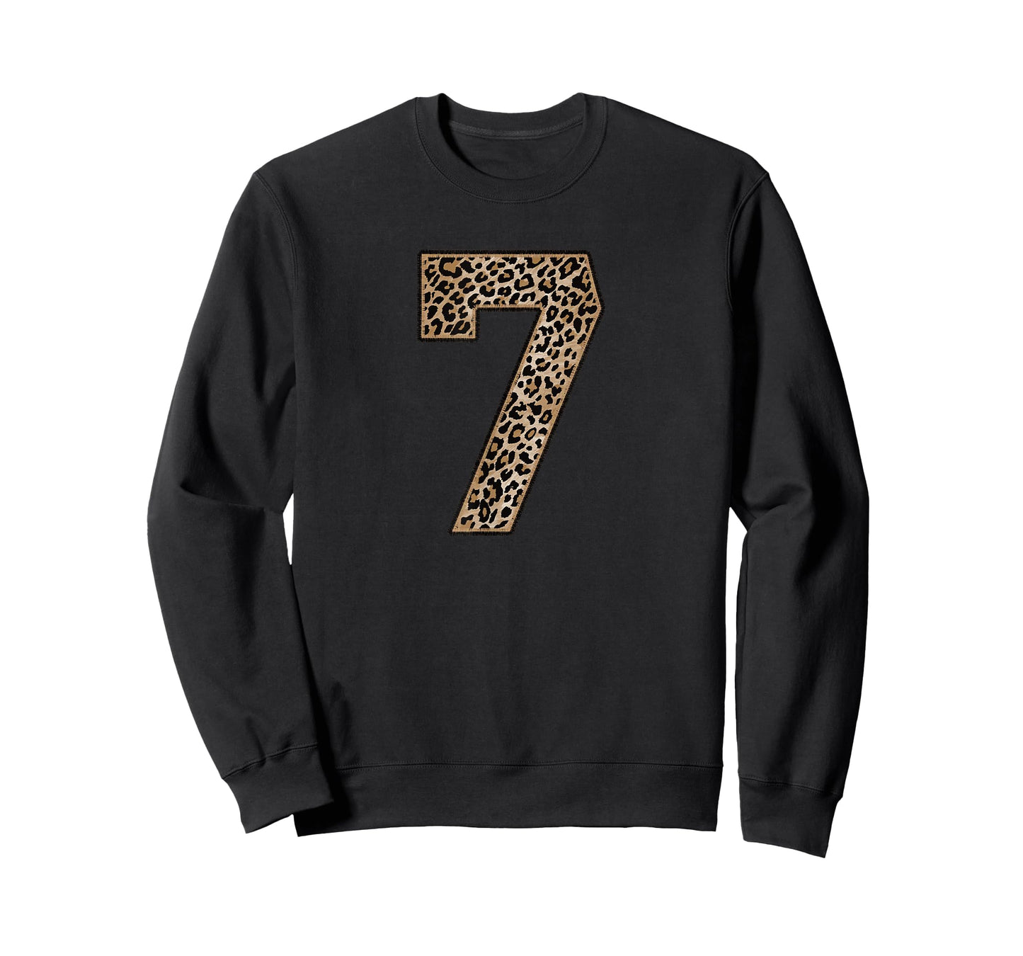 Leopard Number 7 Athlete Sports Jersey Supporter Fanwear T-Shirt