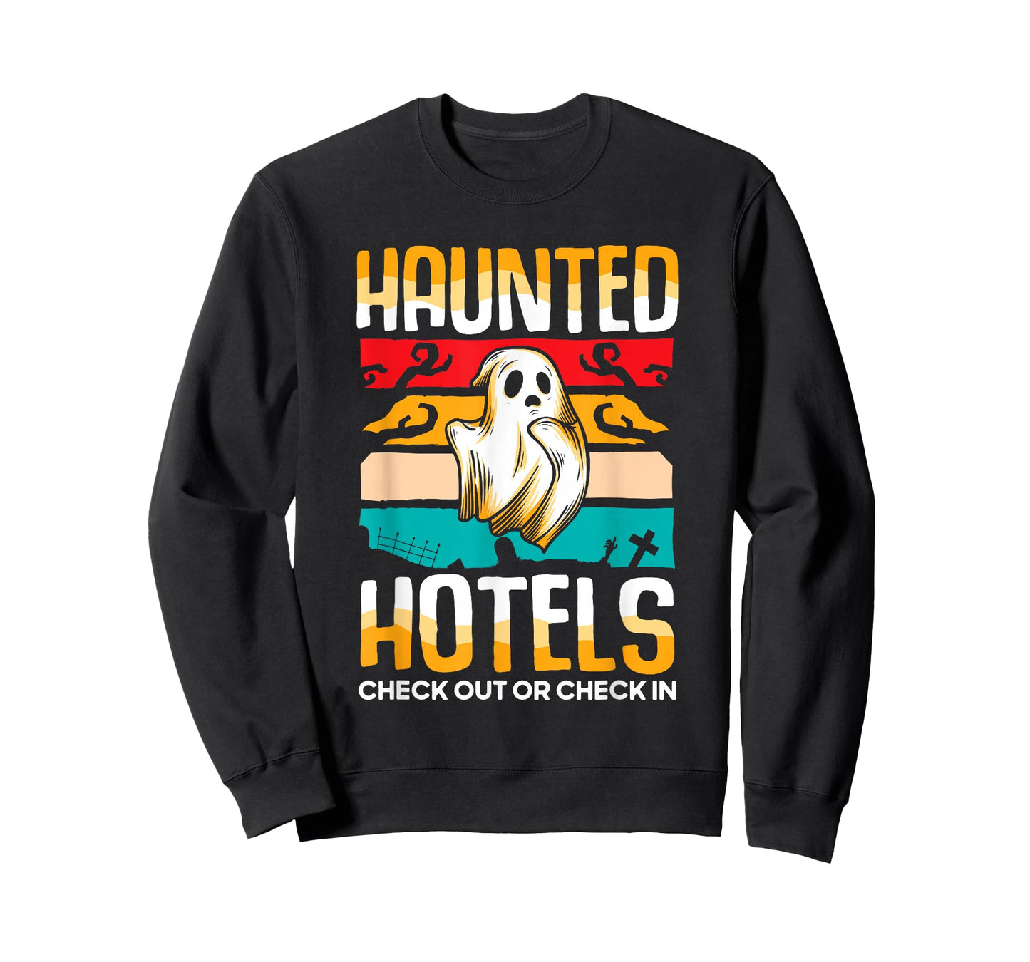 Haunted hotels check out - Halloween Hunting Ghost Hunter T-Shirt