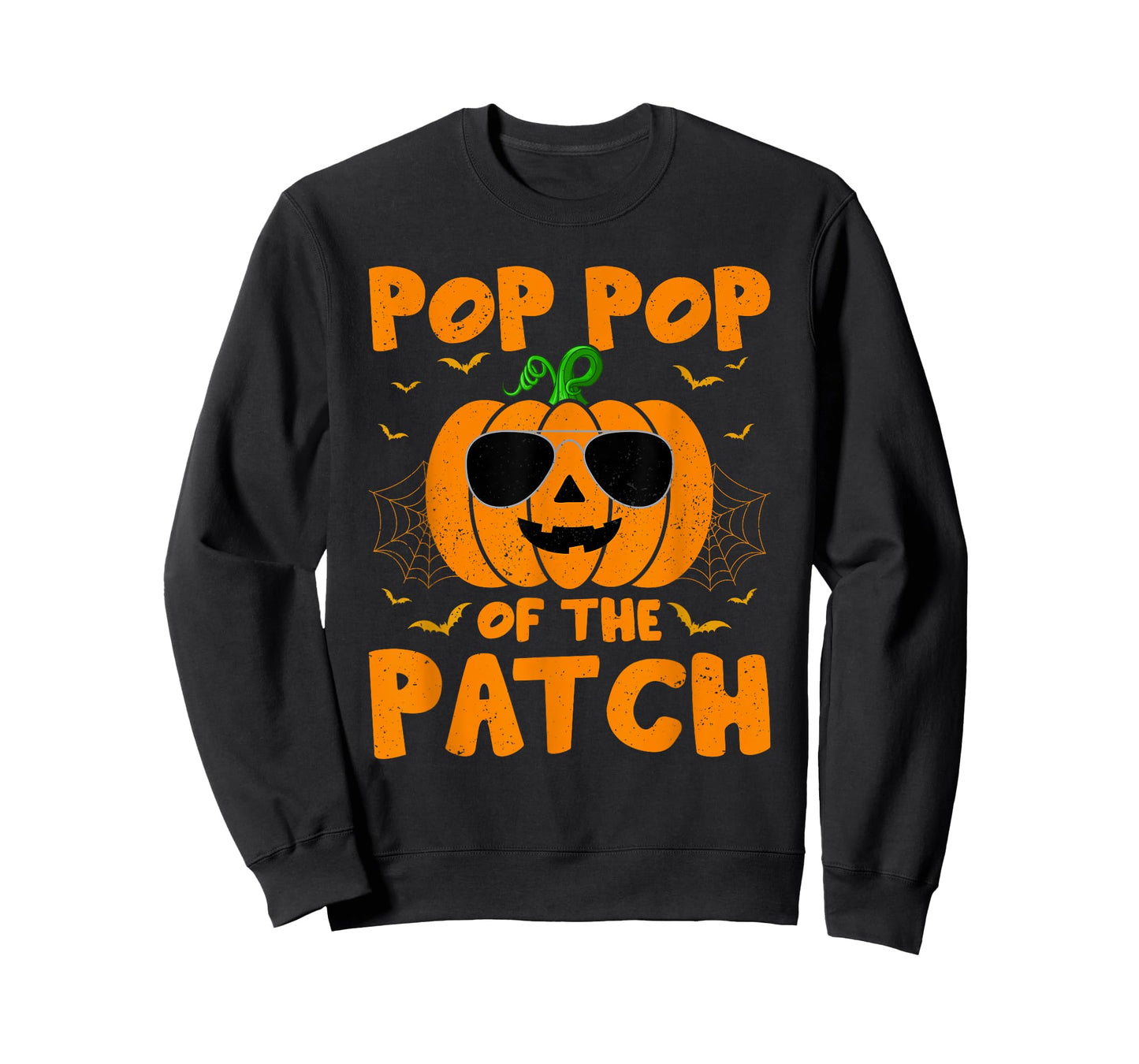 Pumpkin Pop Pop Of The Patch Family Group Costume Halloween T-Shirt