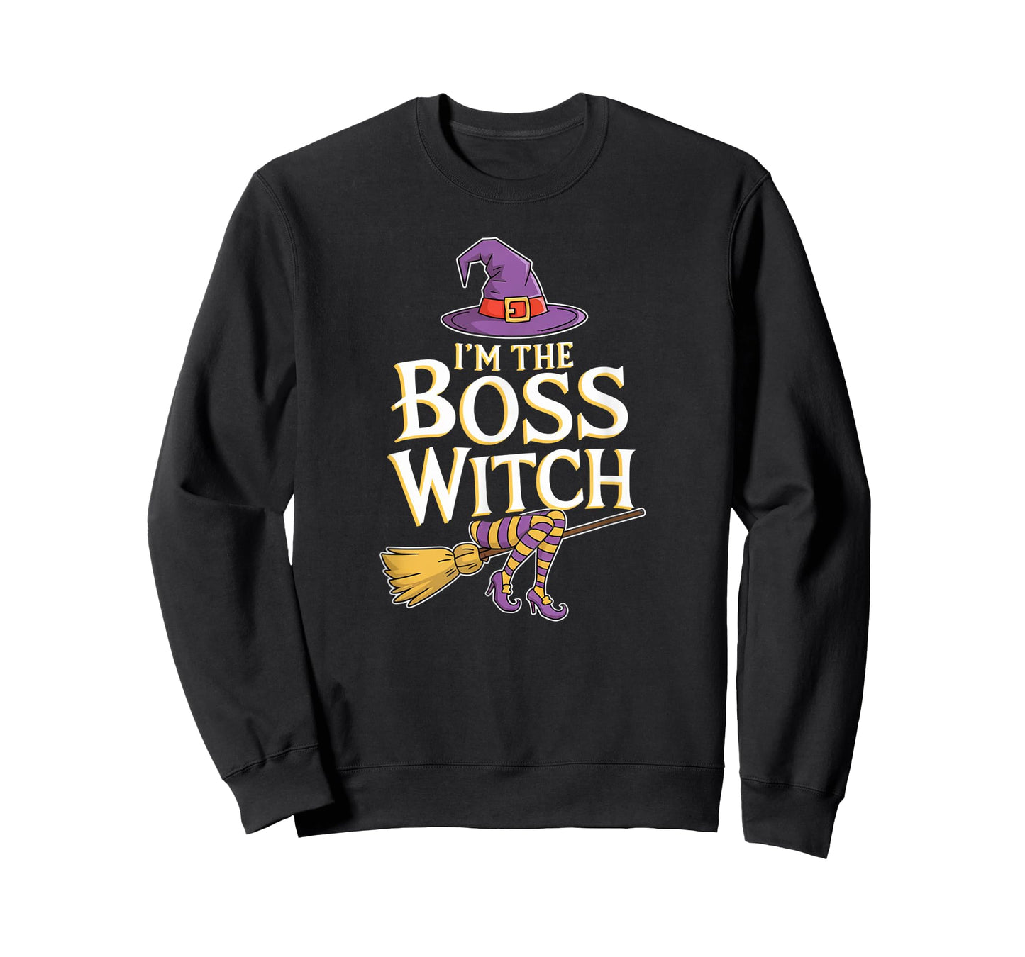 I’m The Boss Witch, Funny Witch Matching Costume Halloween T-Shirt