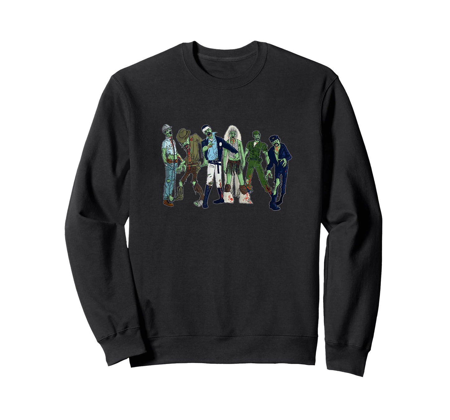 Village of the Zombie People Spooky Zombie Design T-Shirt